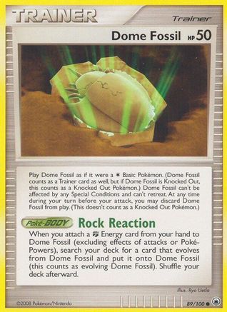 [PKM] Dome Fossil (89/100) [Diamond & Pearl: Majestic Dawn]