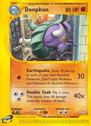 [PKM] Donphan (7/147) [Aquapolis]