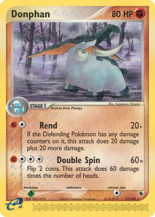 [PKM] Donphan (17/109) [EX: Ruby & Sapphire]