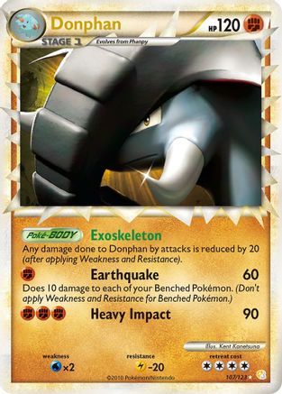 [PKM] Donphan (107/123) [HeartGold & SoulSilver: Base Set]
