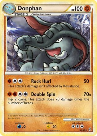 [PKM] Donphan (42/95) [HeartGold & SoulSilver: Call of Legends]