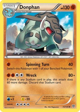 [PKM] Donphan (72/135) [Black & White: Plasma Storm]