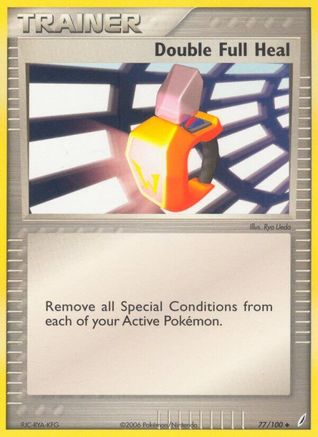 [PKM] Double Full Heal (77/100) (Stamped) [EX: Crystal Guardians]