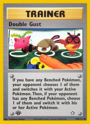 [TR] Double Gust (100/111) [Neo Genesis 1st Edition]