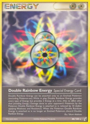 [TR] Double Rainbow Energy (88/100) (Stamped) [EX: Crystal Guardians]