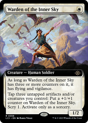 {@R} Warden of the Inner Sky (Extended Art) [The Lost Caverns of Ixalan][LCI 359]