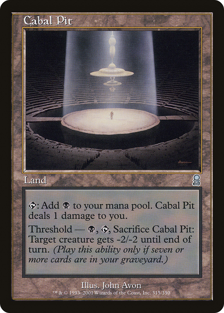 {C} Cabal Pit [Odyssey][ODY 315]