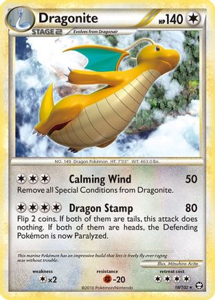 [PKM-R] Dragonite (18/102) [HeartGold & SoulSilver: Triumphant]