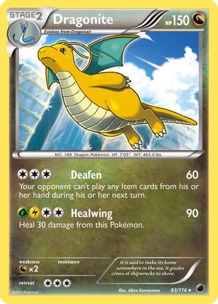 [PKM] Dragonite (83/116) [Black & White: Plasma Freeze]