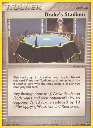 [PKM] Drake's Stadium (72/108) [EX: Power Keepers]