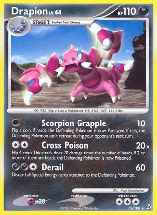 [PKM] Drapion (15/100) [Diamond & Pearl: Stormfront]
