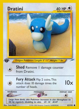 [PKM-C] Dratini (63/105) [Neo Destiny 1st Edition]