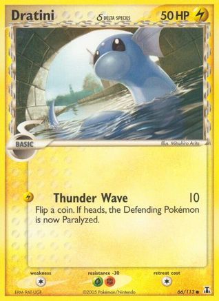 [PKM] Dratini (66/113) (Delta Species) (Stamped) [EX: Delta Species]