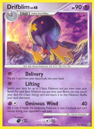 [PKM-R] Drifblim (16/100) [Diamond & Pearl: Stormfront]