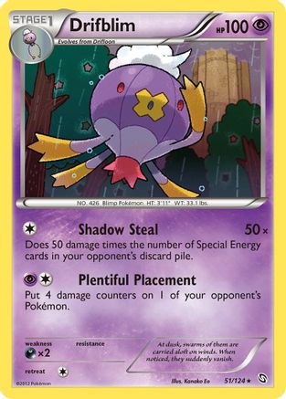 [PKM] Drifblim (51/124) [Black & White: Dragons Exalted]