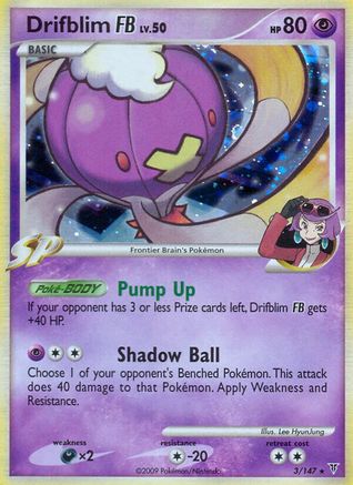 [PKM] Drifblim FB (3/147) [Platinum: Supreme Victors]