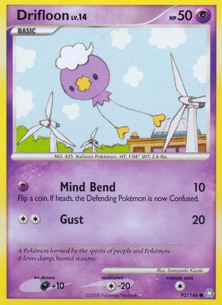 [PKM] Drifloon (92/146) [Diamond & Pearl: Legends Awakened]