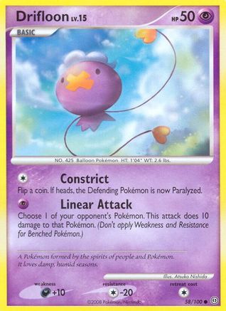 [PKM] Drifloon (58/100) [Diamond & Pearl: Stormfront]