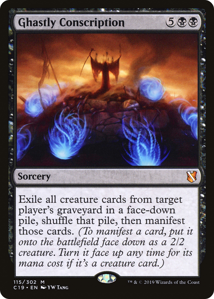 {R} Ghastly Conscription [Commander 2019][C19 115]