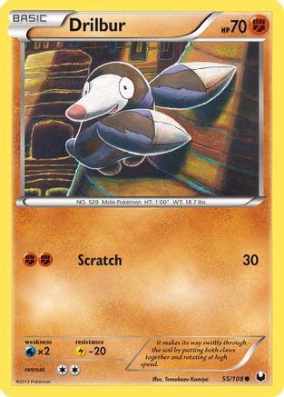 [PKM] Drilbur (55/108) [Black & White: Dark Explorers]