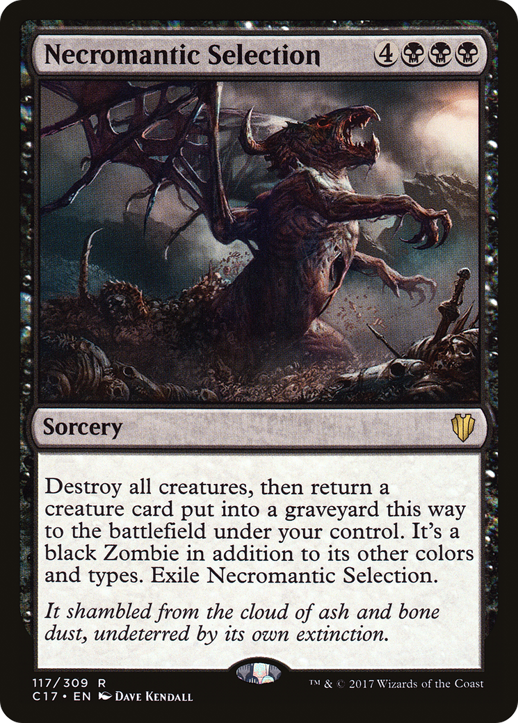 {R} Necromantic Selection [Commander 2017][C17 117]