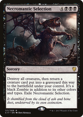 {R} Necromantic Selection [Commander 2017][C17 117]