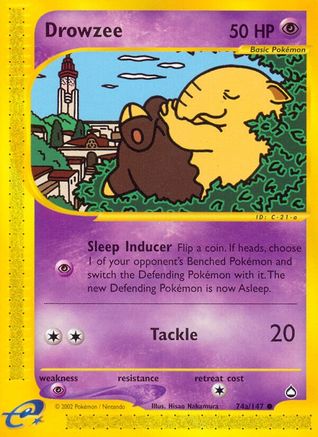[PKM] Drowzee (74a/147) [Aquapolis]