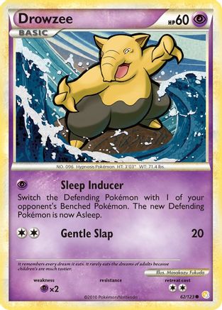 [PKM] Drowzee (62/123) [HeartGold & SoulSilver: Base Set]