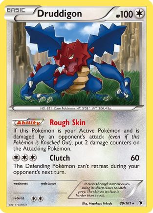 [PKM] Druddigon (89/101) [Black & White: Noble Victories]