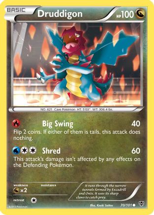 [PKM-C] Druddigon (70/101) [Black & White: Plasma Blast]