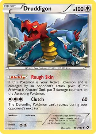 [PKM] Druddigon (106/113) [Black & White: Legendary Treasures]