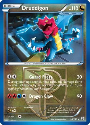 [PKM-R] Druddigon (94/135) [Black & White: Plasma Storm]