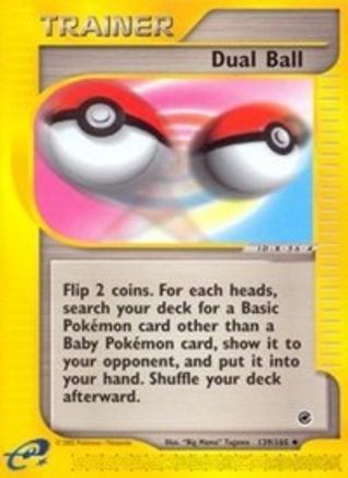 [TR] Dual Ball (139/165) [Expedition: Base Set]