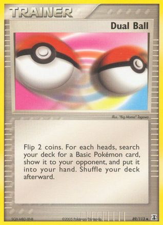 [TR] Dual Ball (89/113) (Stamped) [EX: Delta Species]