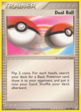 [PKM] Dual Ball (78/100) [EX: Crystal Guardians]