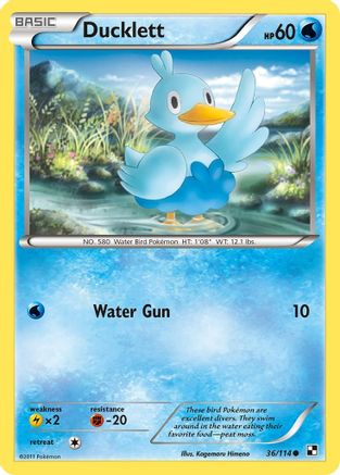 [PKM] Ducklett (36/114) [Black & White: Base Set]