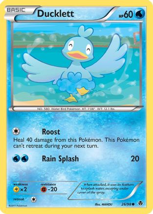 [PKM] Ducklett (26/98) [Black & White: Emerging Powers]
