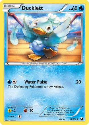 [PKM] Ducklett (35/108) [Black & White: Dark Explorers]