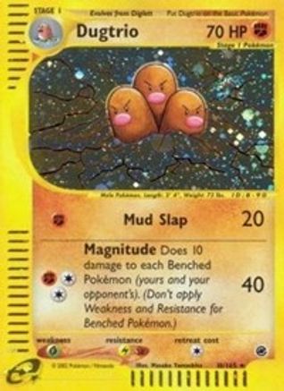 [PKM] Dugtrio (10/165) [Expedition: Base Set]