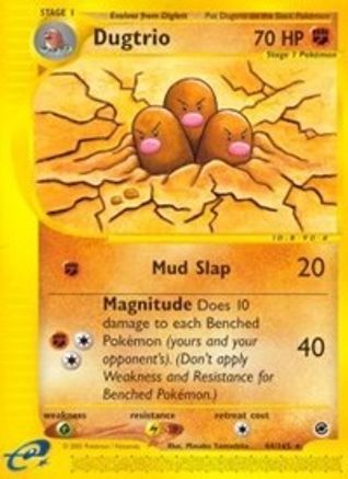 [PKM-R] Dugtrio (44/165) [Expedition: Base Set]
