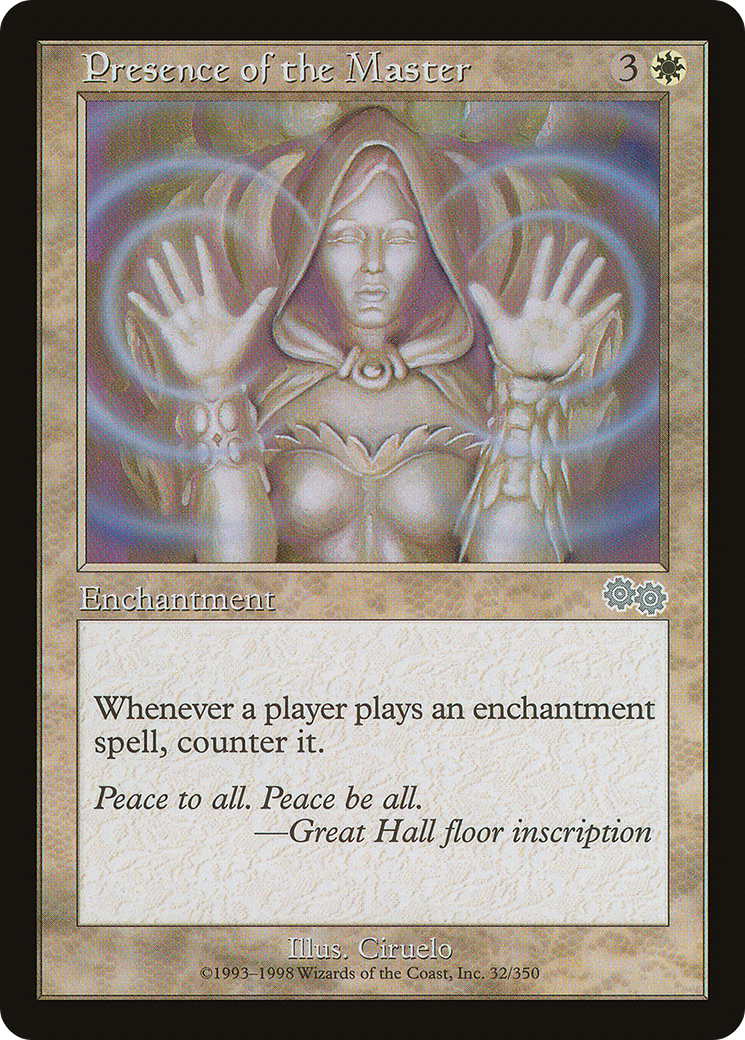 {C} Presence of the Master [Urza's Saga][USG 032]