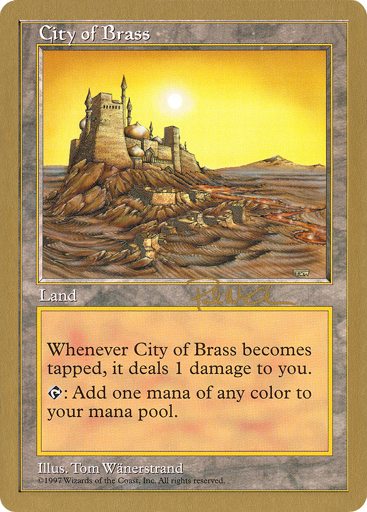 {R} City of Brass (Paul McCabe) [World Championship Decks 1997][GB WC97 PM413] - Misty Mountain Games