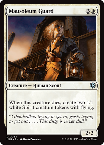 {C} Mausoleum Guard [Innistrad Remastered][INR 033]