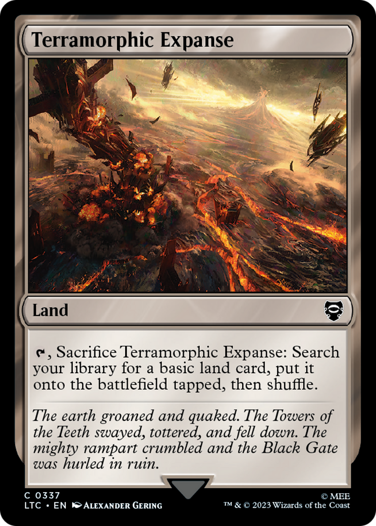 {C} Terramorphic Expanse [The Lord of the Rings: Tales of Middle-Earth Commander][LTC 337]