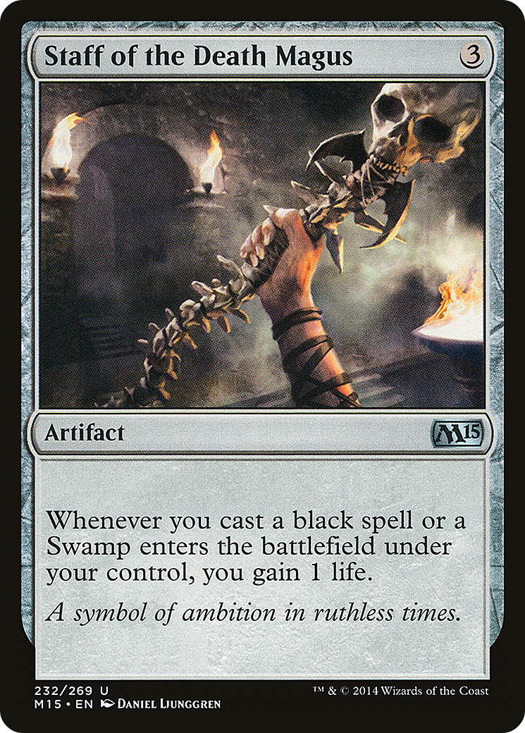 {C} Staff of the Death Magus [Magic 2015][M15 232]