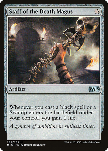 {C} Staff of the Death Magus [Magic 2015][M15 232]