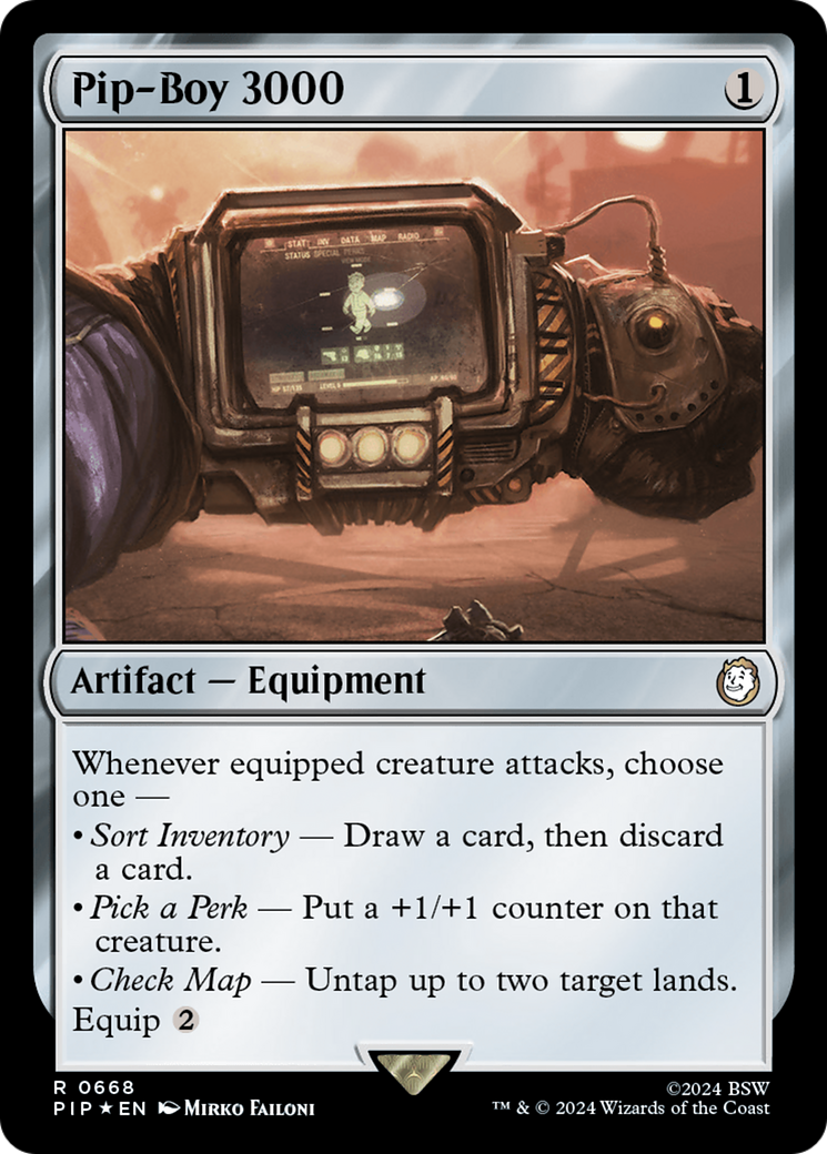 {R} Pip-Boy 3000 (Surge Foil) [Fallout][PIP 668]