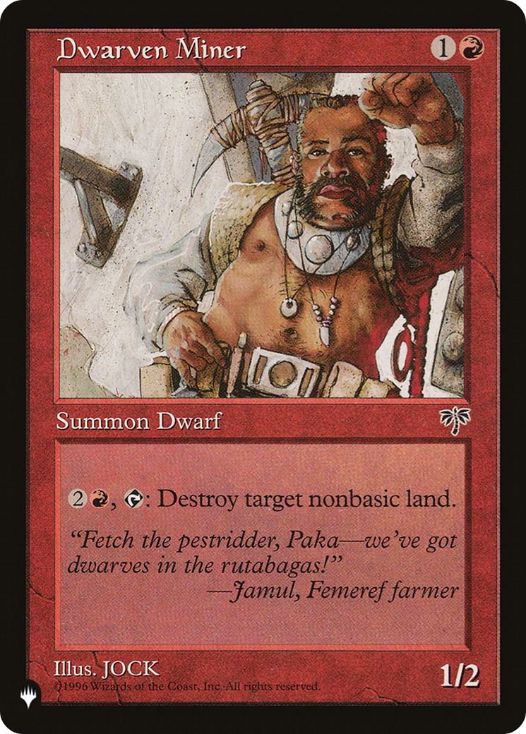 Dwarven Miner [LIST MIR-169]