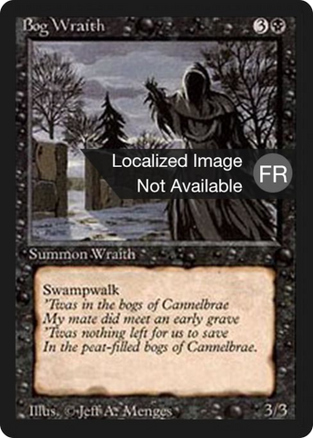 {F} Bog Wraith [Foreign Black Border][FBB 3ED 096]