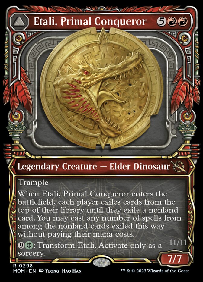 {R} Etali, Primal Conqueror // Etali, Primal Sickness (Multiverse Legends) [March of the Machine][MOM 298]